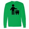 Heavy Cotton 100% Cotton Long Sleeve T Shirt Thumbnail