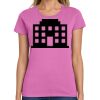 Ladies Heavy Cotton 100% Cotton T Shirt Thumbnail