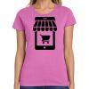 Ladies Heavy Cotton 100% Cotton T Shirt Thumbnail