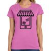 Ladies Heavy Cotton 100% Cotton T Shirt Thumbnail