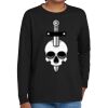 Youth Heavy Cotton 100% Cotton Long Sleeve T Shirt Thumbnail
