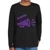Youth Heavy Cotton 100% Cotton Long Sleeve T Shirt Thumbnail