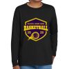 Youth Heavy Cotton 100% Cotton Long Sleeve T Shirt Thumbnail