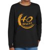 Youth Heavy Cotton 100% Cotton Long Sleeve T Shirt Thumbnail