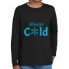 Youth Heavy Cotton 100% Cotton Long Sleeve T Shirt Thumbnail