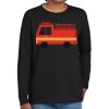 Youth Heavy Cotton 100% Cotton Long Sleeve T Shirt Thumbnail